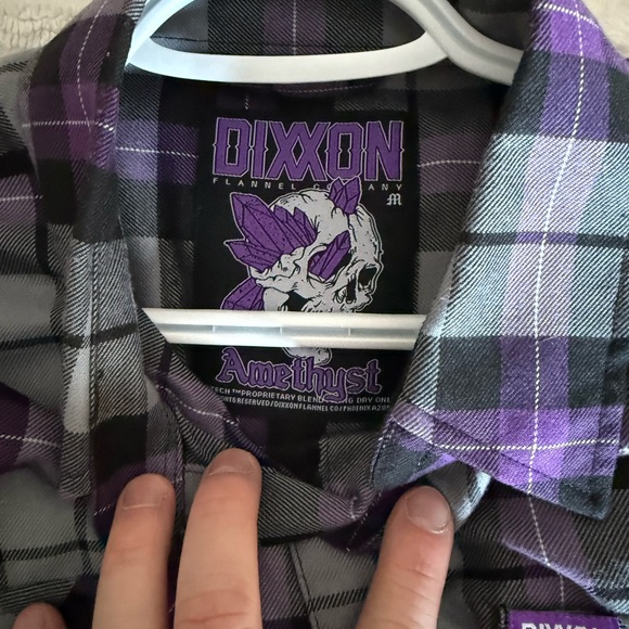 DIXXON Amethyst Plaid Flannel Shirt - Picture 2 of 2